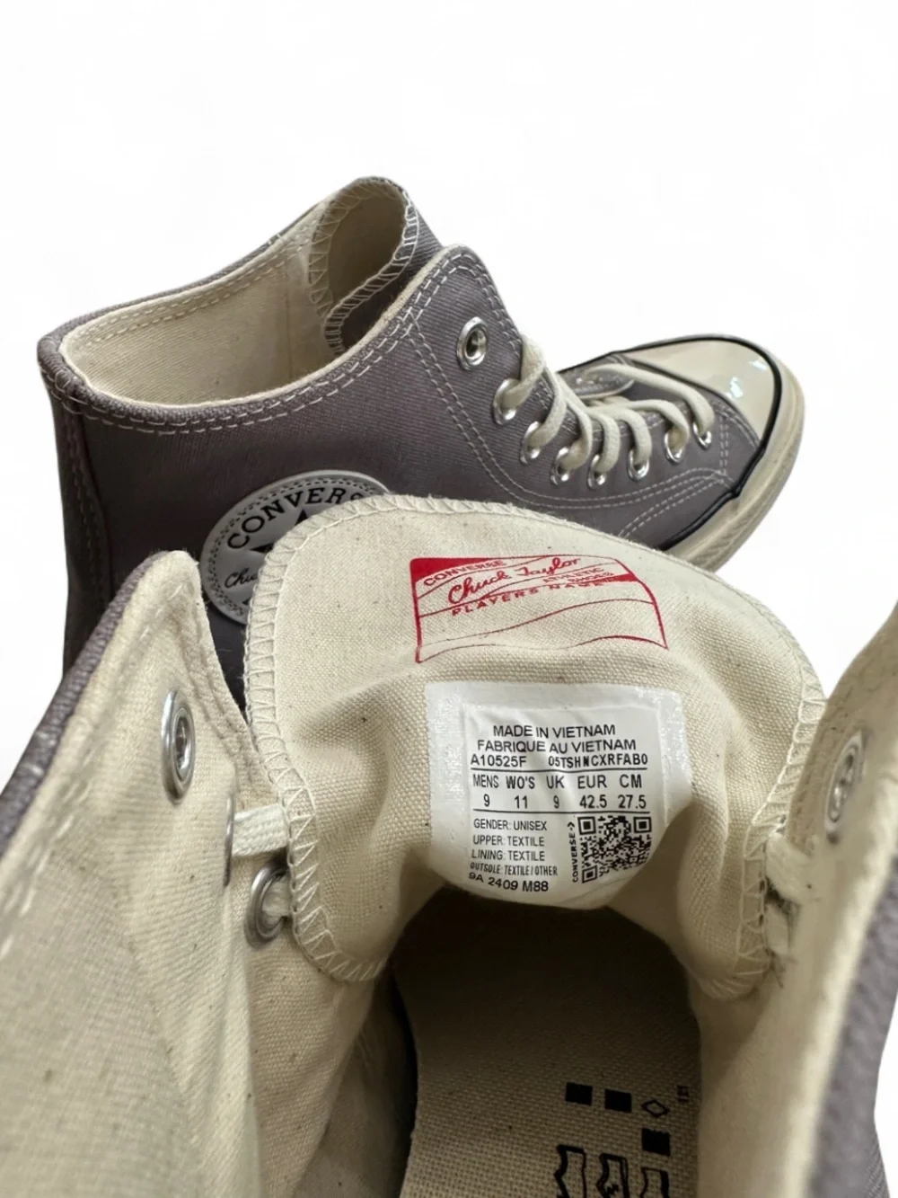 Converse Chuck 70 Hi-Top Sneakers Mauve/Egret Size US 9 Men’s/ 11 Women’s (NEW)